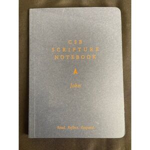 CSB Scripture Notebook John Christian Standard Bible Read Reflect Respond